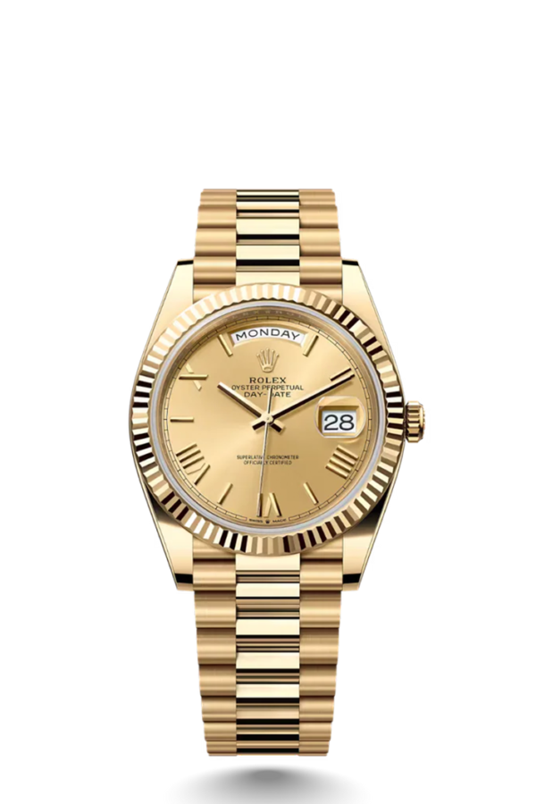 Day-date Roman Numerals Gold