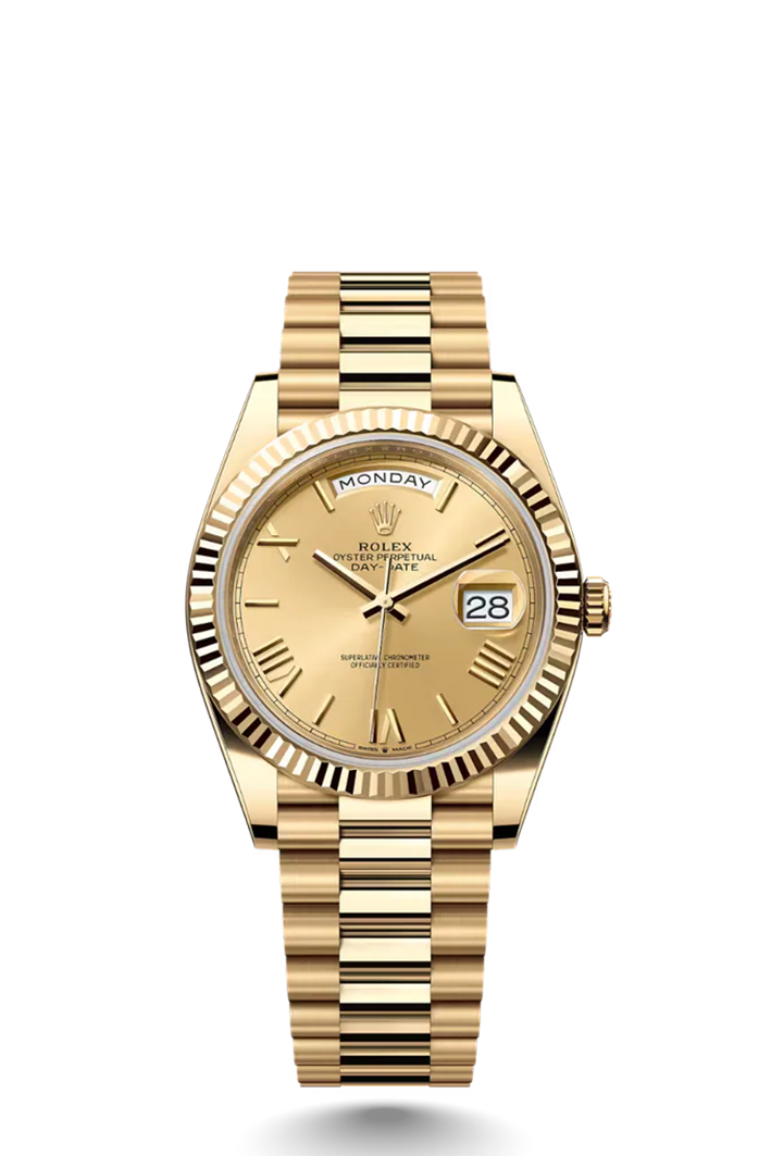 Day-date Roman Numerals Gold