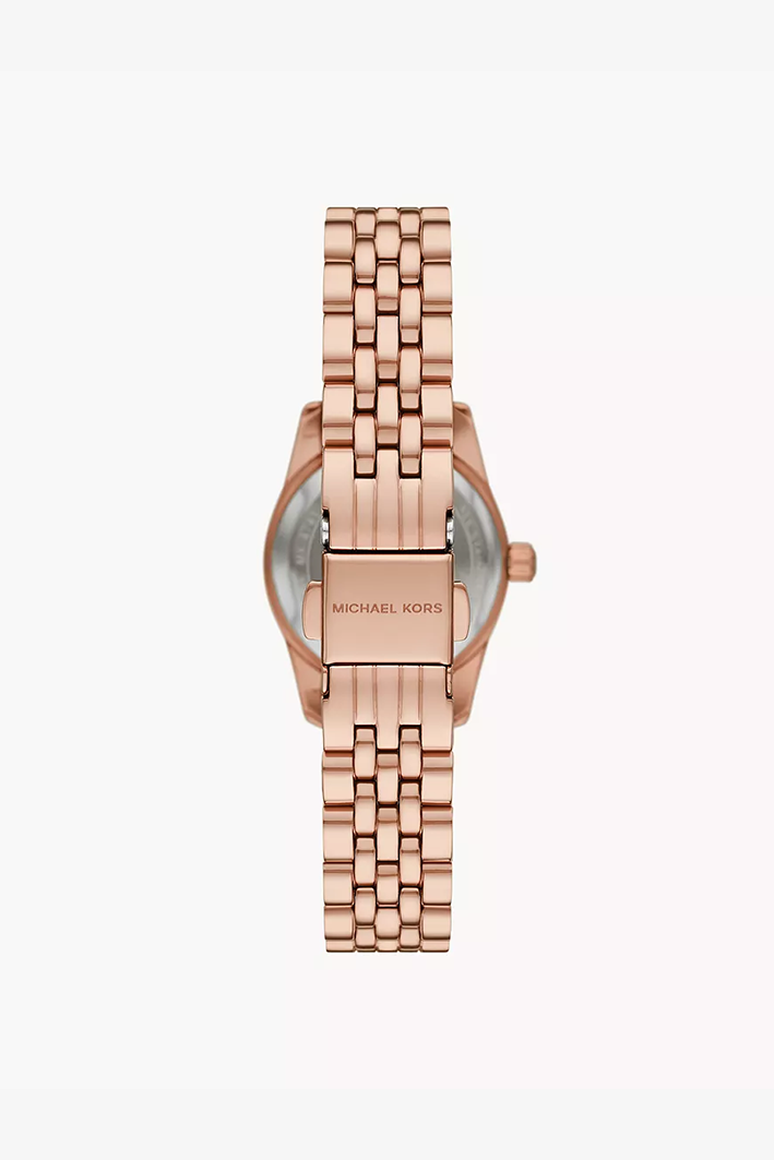 Michael Kors Lexington Three-Hand Rose Gold-Tone Stainless Steel Watch – Model MK4739 - Image 2
