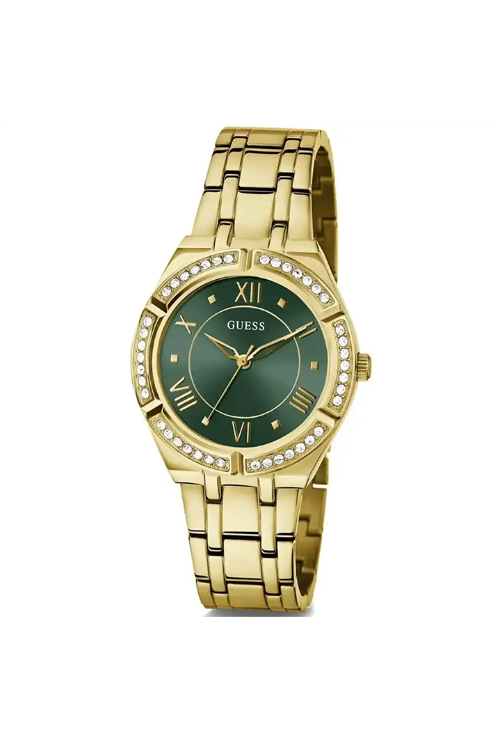 Guess Cosmo GW0033L8 Gold & Green Ladies Watch - Image 2