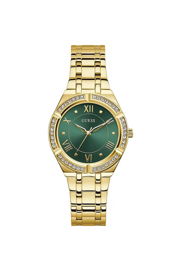 Guess Cosmo GW0033L8 Gold & Green Ladies Watch