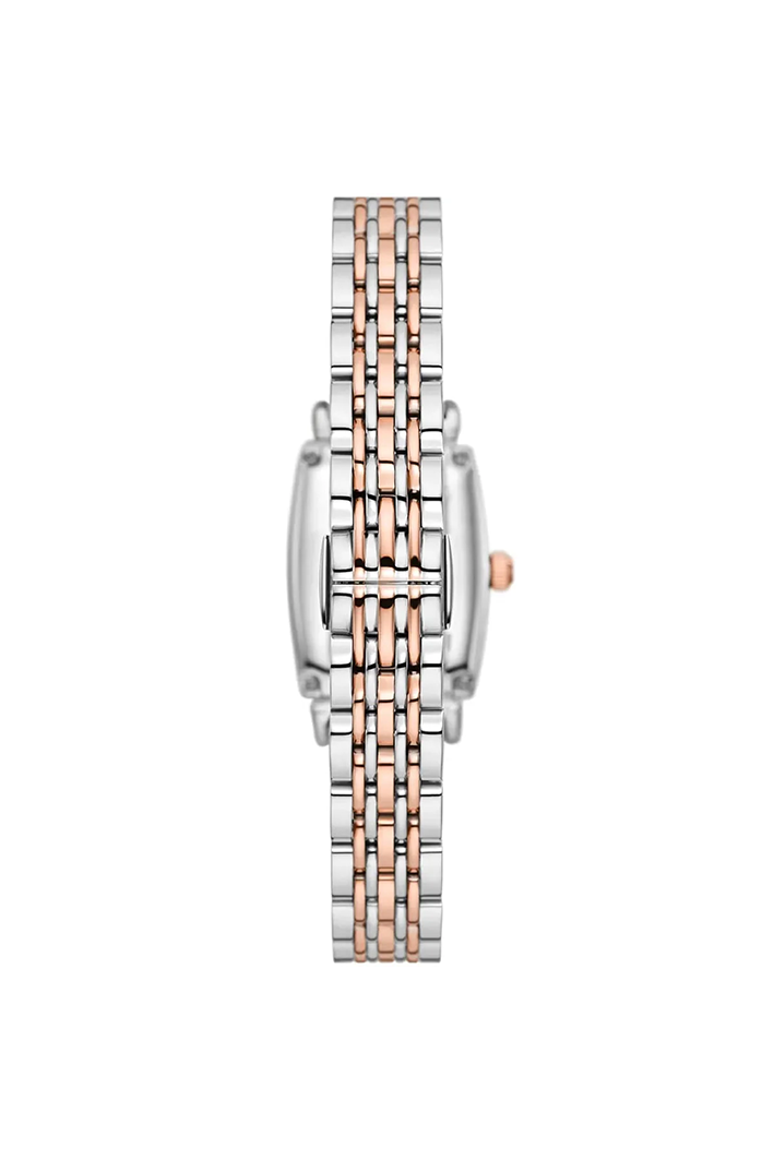 Emporio Armani AR11519 Rectangular Two-Tone Diamond Watch - Image 3