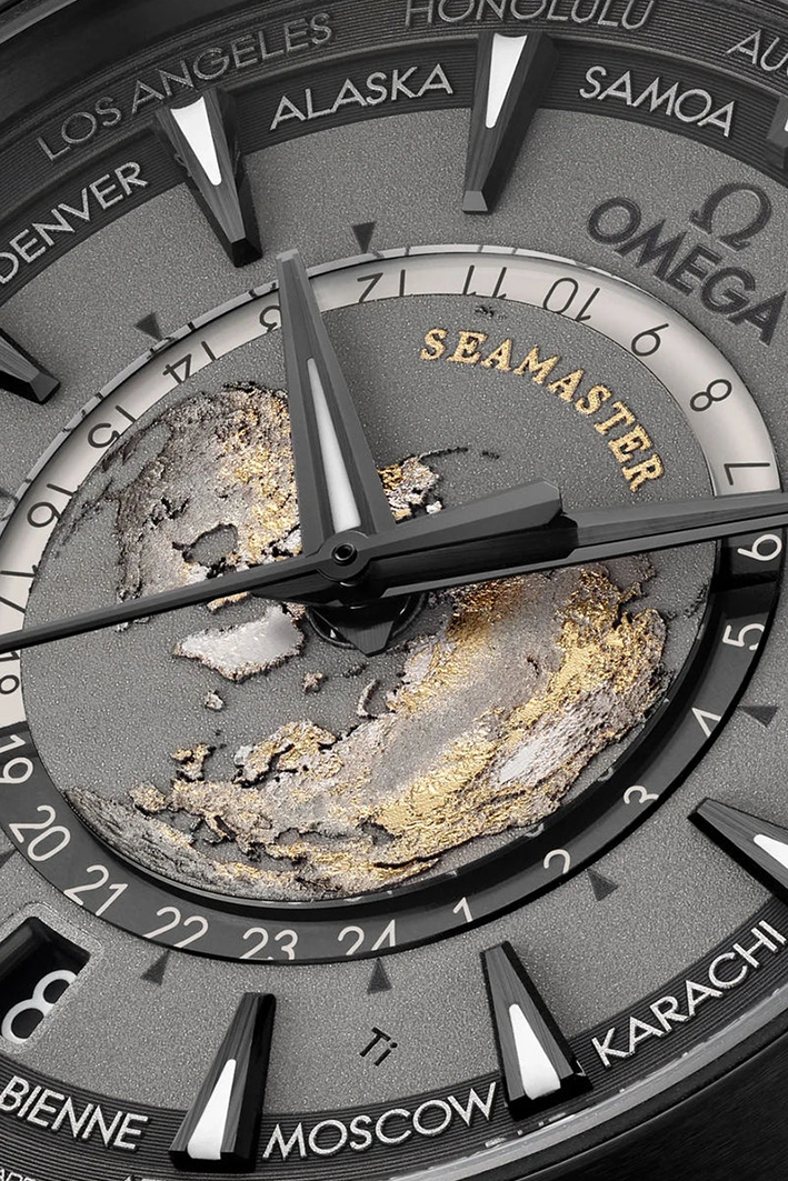 Omega Seamaster Aqua Terra 150M GMT Worldtimer – Titanium (Ref. 220.92.43.22.99.001) - Image 3