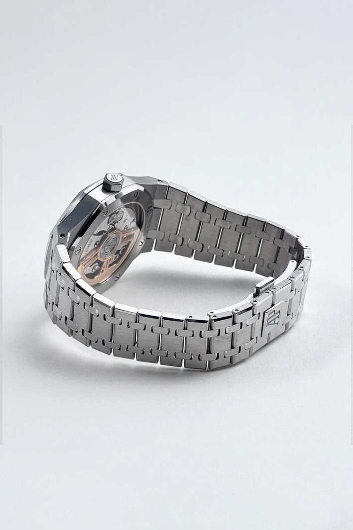 Audemars Piguet Royal Oak Stainless Steel - White Dial - Image 4