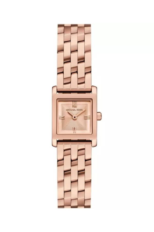 Michael Kors Georgie MK4932 Rose Gold-Tone Square Dial Ladies Watch