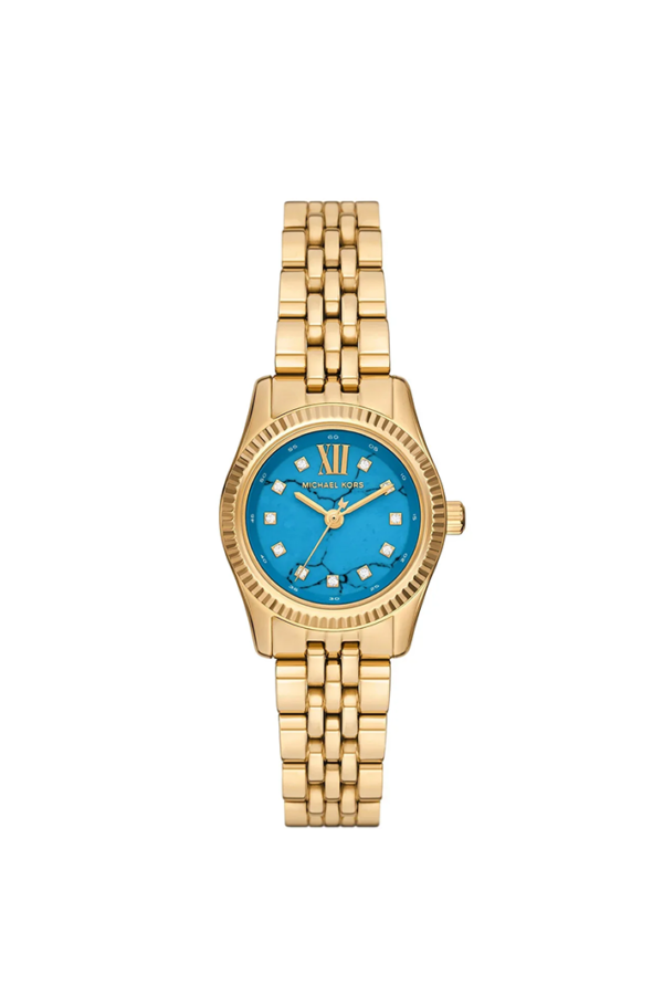 Michael Kors MK4813 Lexington Three-Hand Gold-Tone Stainless Steel Watch