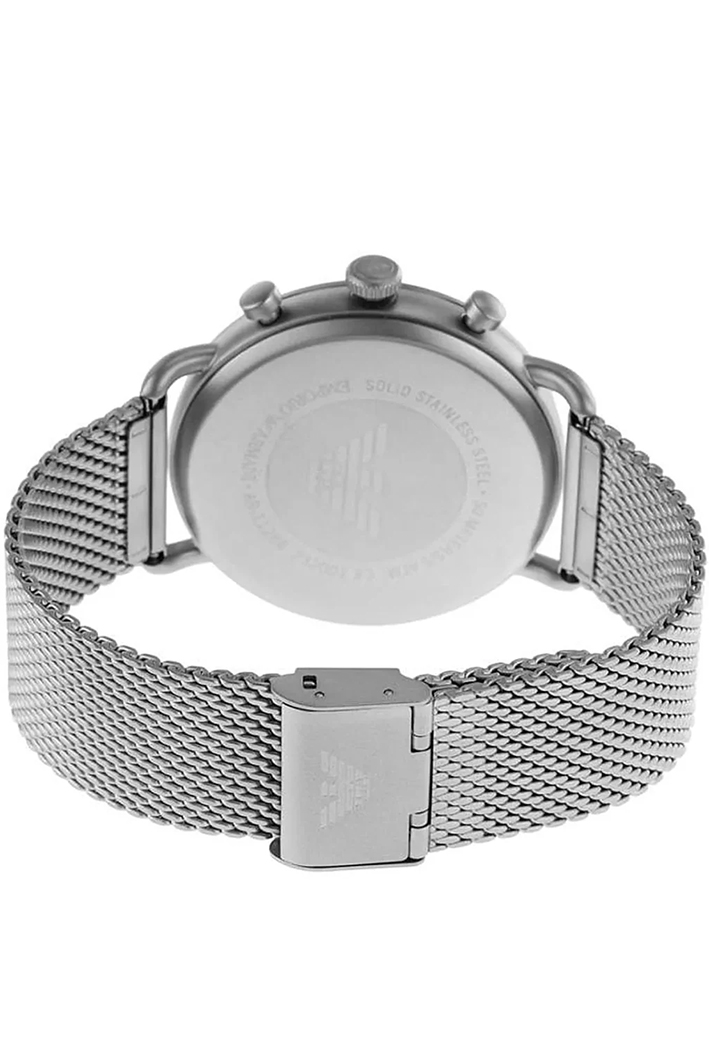 Emporio Armani Aviator AR11288 Men’s Watch – Silver Dial Stainless Steel Elegant Pilot Style Fashion Watch - Image 4