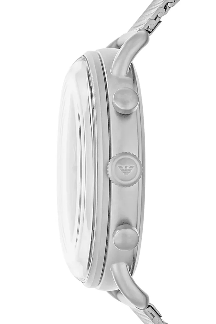Emporio Armani Aviator AR11288 Men’s Watch – Silver Dial Stainless Steel Elegant Pilot Style Fashion Watch - Image 3