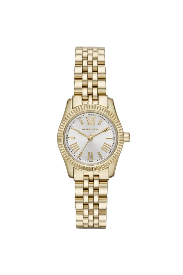 Michael Kors Lexington Mini MK3229 Gold Tone White Dial Women's Watch