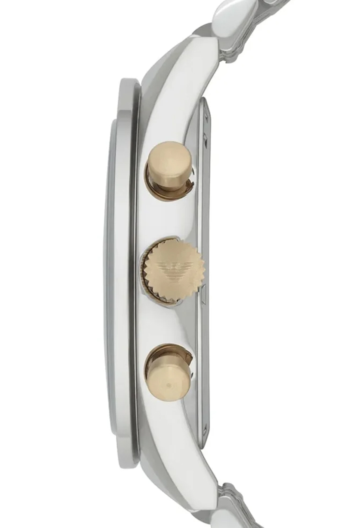 Emporio Armani AR8030 Men’s Watch – Tazio XLarge Two-Tone Stainless Steel with Blue Dial 46mm - Image 3