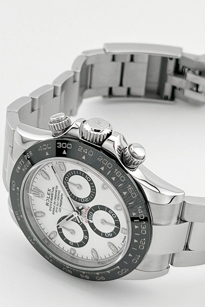 Rolex Cosmograph Daytona Watch For Men - White Dial - Image 4