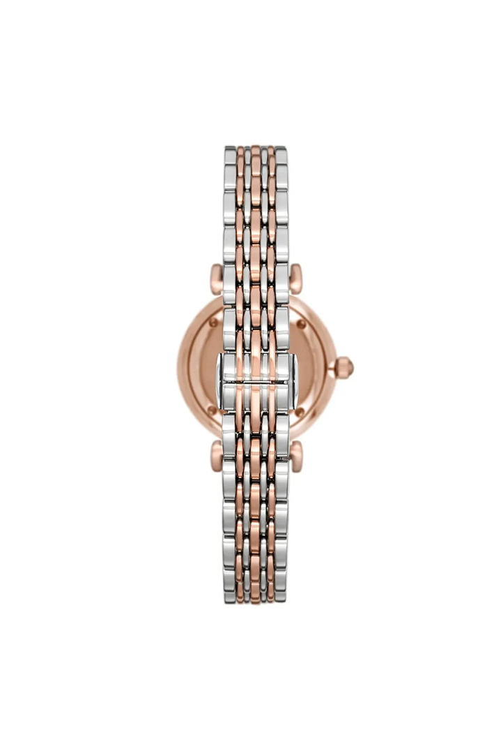 Emporio Armani Gianni T-Bar AR11223 Women’s Watch – Pink Dial Two-Tone Stainless Steel Elegant Fashion Watch - Image 3
