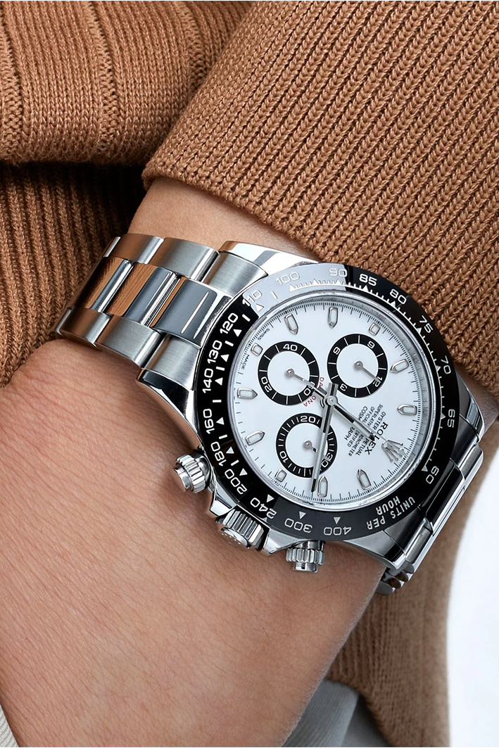 Rolex Cosmograph Daytona Watch For Men - White Dial - Image 5