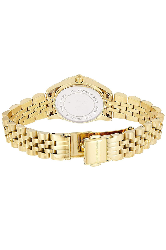 Michael Kors Lexington Mini MK3229 Gold Tone White Dial Women's Watch - Image 2