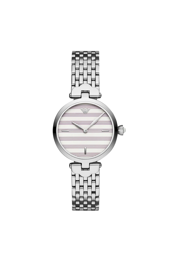 Emporio Armani Arianna AR11195 Women’s Watch – White Dial Stainless Steel Elegant Slim Fashion Watch