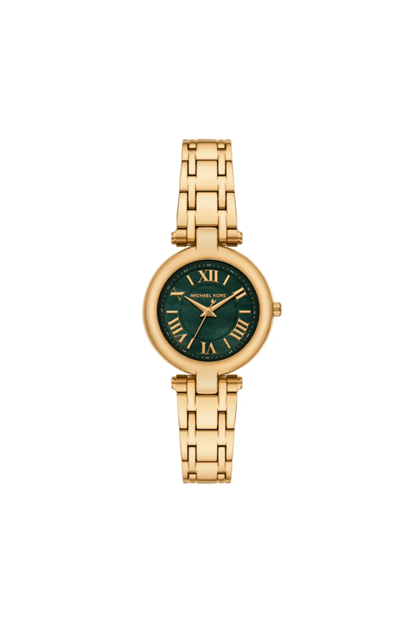 Michael Kors Lennox MK4892 Gold-Tone Green Mother of Pearl Women's Watch