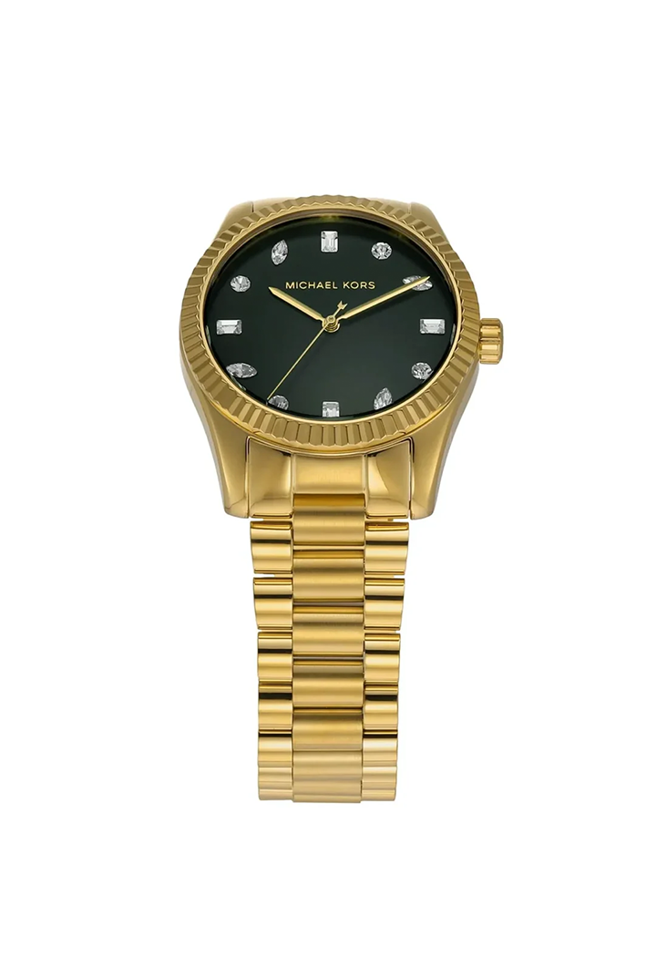 Michael Kors Lexington MK7449 Women’s Quartz Watch – Green Dial Gold Stainless Steel Bracelet - Image 3
