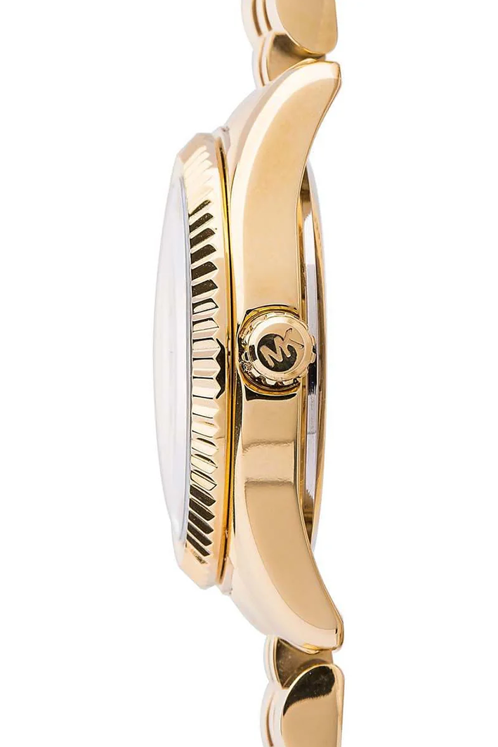 Michael Kors Lexington Mini MK3229 Gold Tone White Dial Women's Watch - Image 3