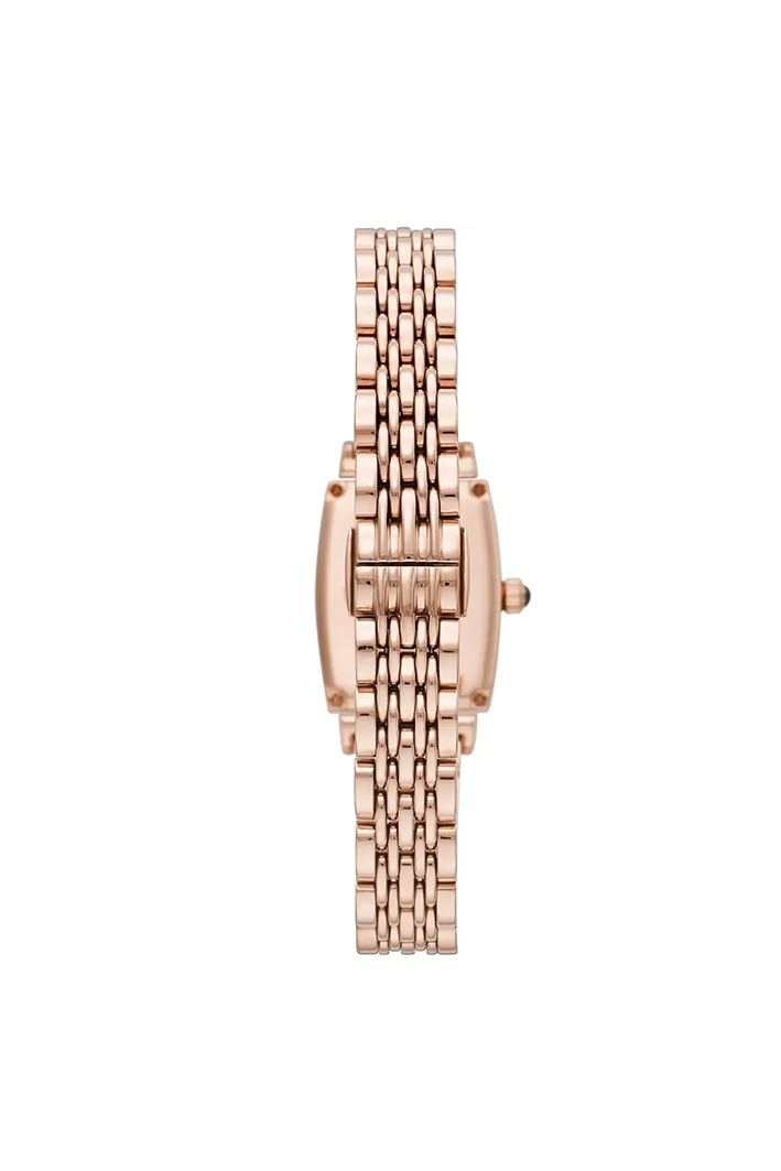 Emporio Armani Gianni T-Bar AR11406 Women’s Watch – Square Silver Dial Rose Gold Stainless Steel Elegant Fashion Watch - Image 5