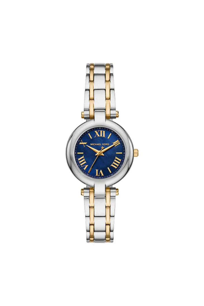 Michael Kors Laney Two-Tone Blue Dial Ladies Watch – MKO1085