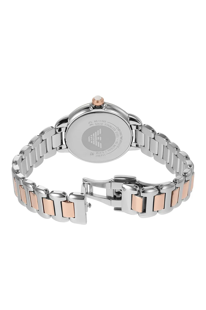 Emporio Armani AR11569 Women’s Watch – Mia Collection Two-Tone Stainless Steel (Silver & Rose Gold) Elegant 32mm Design - Image 6