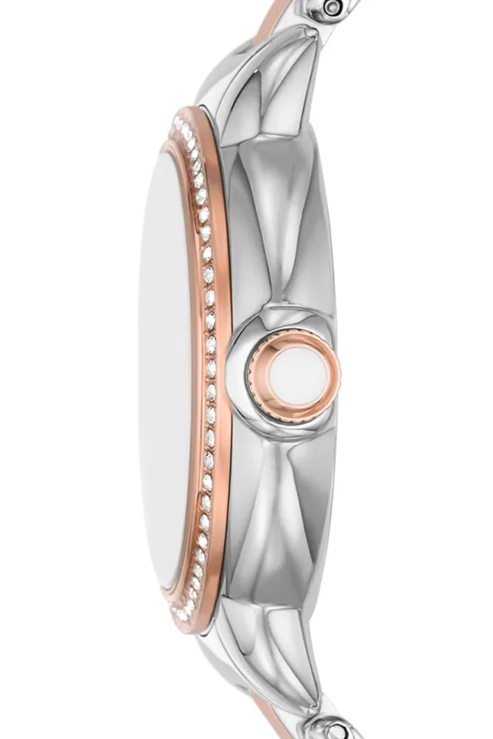 Emporio Armani AR11569 Women’s Watch – Mia Collection Two-Tone Stainless Steel (Silver & Rose Gold) Elegant 32mm Design - Image 4