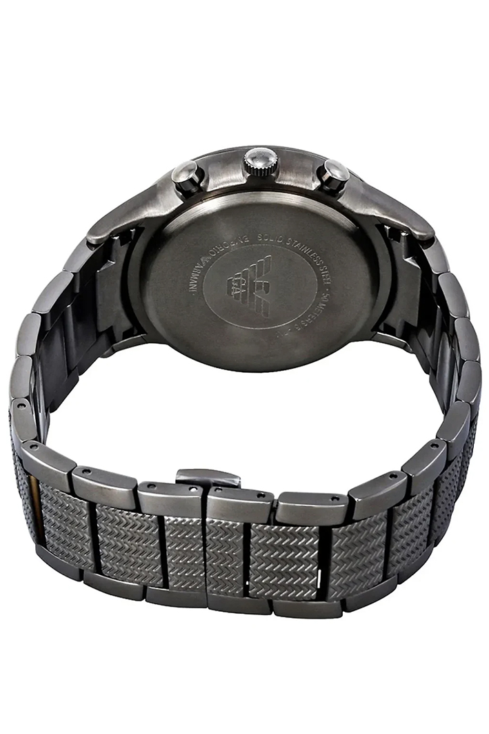 Emporio Armani Renato Large Men’s Watch AR2505 – Blue Dial, Stainless Steel Bracelet, 43mm - Image 6