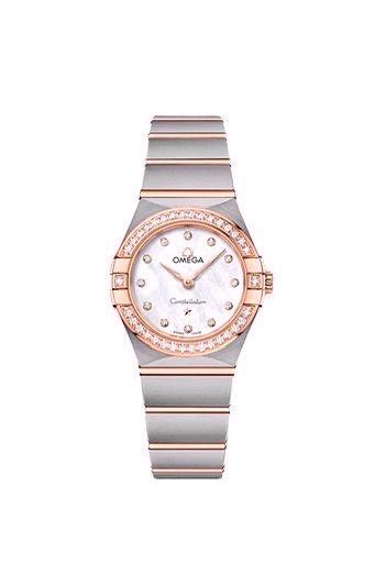 Omega Constellation 27 Two Tone Rose Gold x Steel