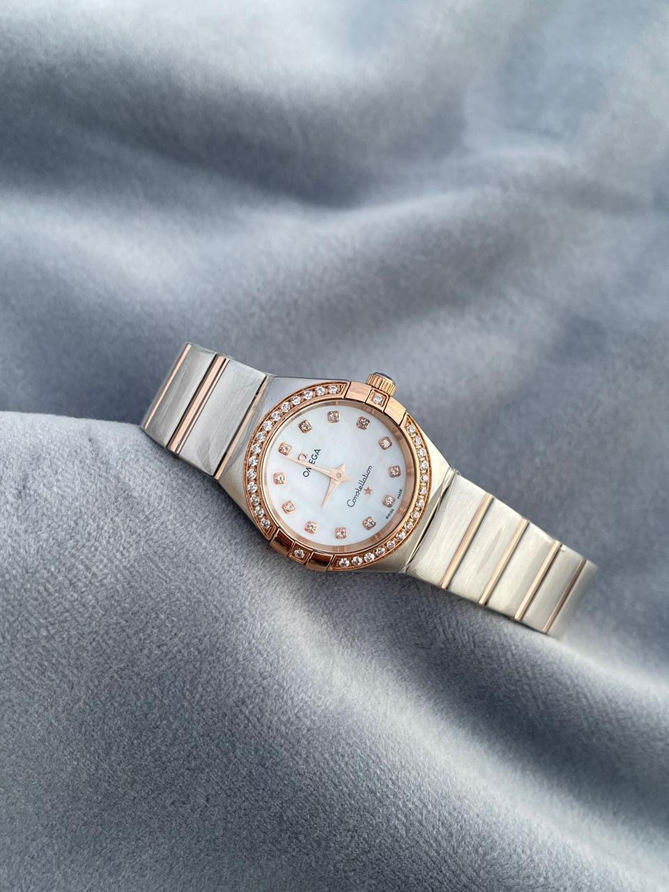 Omega Constellation 27 Two Tone Rose Gold x Steel - Image 3