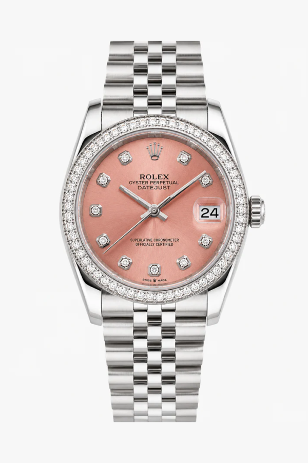 Luxury Rolex Datejust Classic Silver Edition with Soft Pink Dial Rolex-w.04