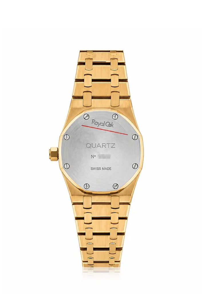 Luxury Gold Women’s Watch – Inspired by Audemars Piguet Royal Oak Design with Date Display- medium - Image 3